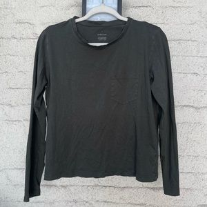 Everlane Forrest Green Long Sleeve Tee